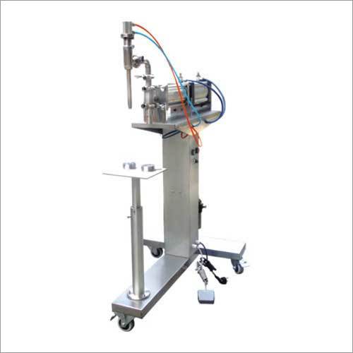 Semi Auto Paste Liquid Filler Single Head Machine