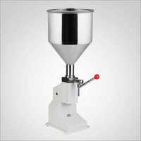10 ml to 100ml Manual Paste Filler Machine
