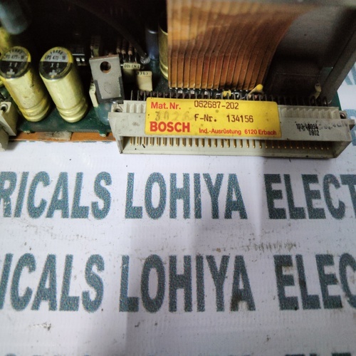 BOSCH 062687-202 CNC SYSTEM POWER SUPPLY