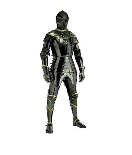 Medieval Knight Suit Of Armor Combat Full Body Antique Armour Costume For Halloween Costume Theater Role-play Full Body Armour Wearable Knight