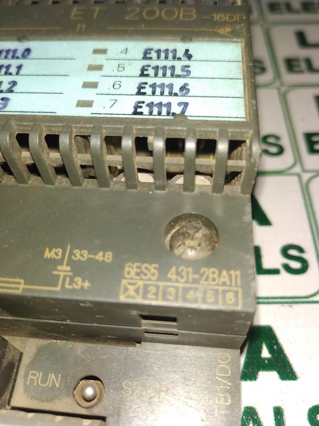 SIEMENS SIMATIC S7 ET 200B MODULE 6ES5 431-2BA11-0XB0