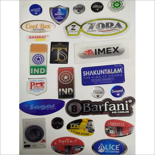 Multicolor Imported Epoxy Flexible Dome Sticker