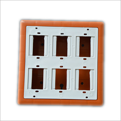White 6 Way Electrical Pvc Modular Box