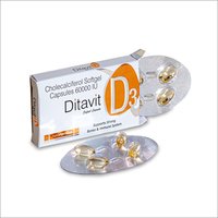 Ditavit D3 60000IU Cholecalciferol Softgel Capsules