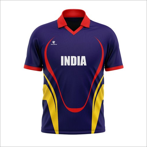 Available In Different Color Mens Cricket T Shirts