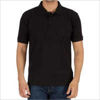 Mens Black Polo T-Shirts