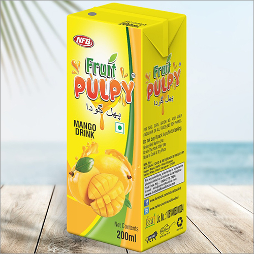 200 Ml Pulpy Mango Drink Packaging: Box