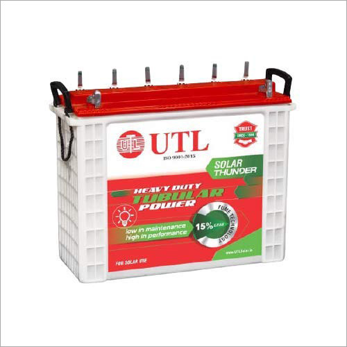 UTL 165Ah Solar Tall Tubular Battery