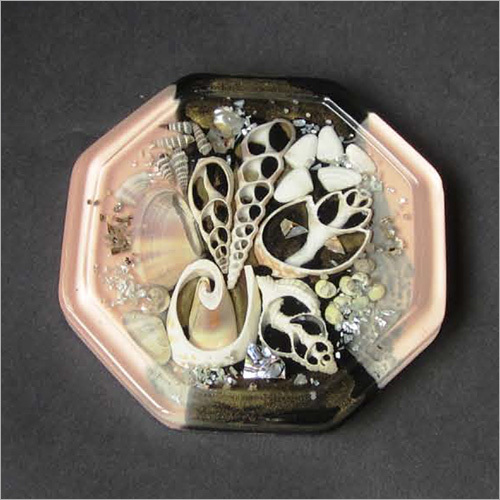 Fancy Seashell Tea Coaster