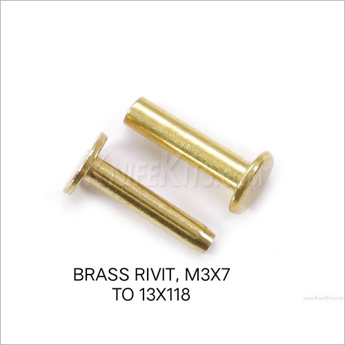 M3x7 Brass Rivet