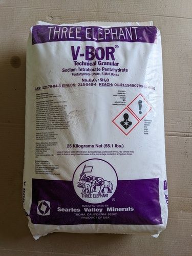 Borax - All Natural Sodium Borate 10 mol Mineral Granular Powder