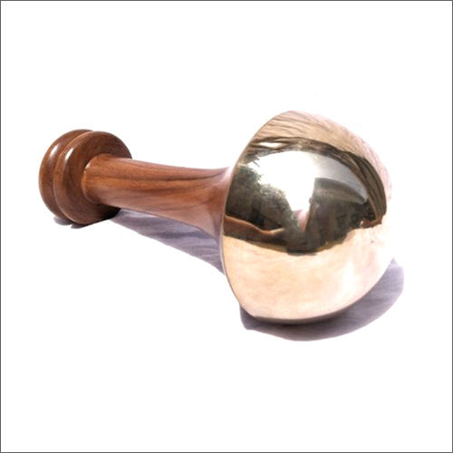 Wooden and Bronze Kansa Wand