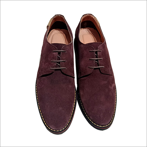 Mens Suede Leather Semi Casual Shoes