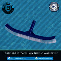 Swimming Pool Standard Curved Poly Bristle Wall Brush