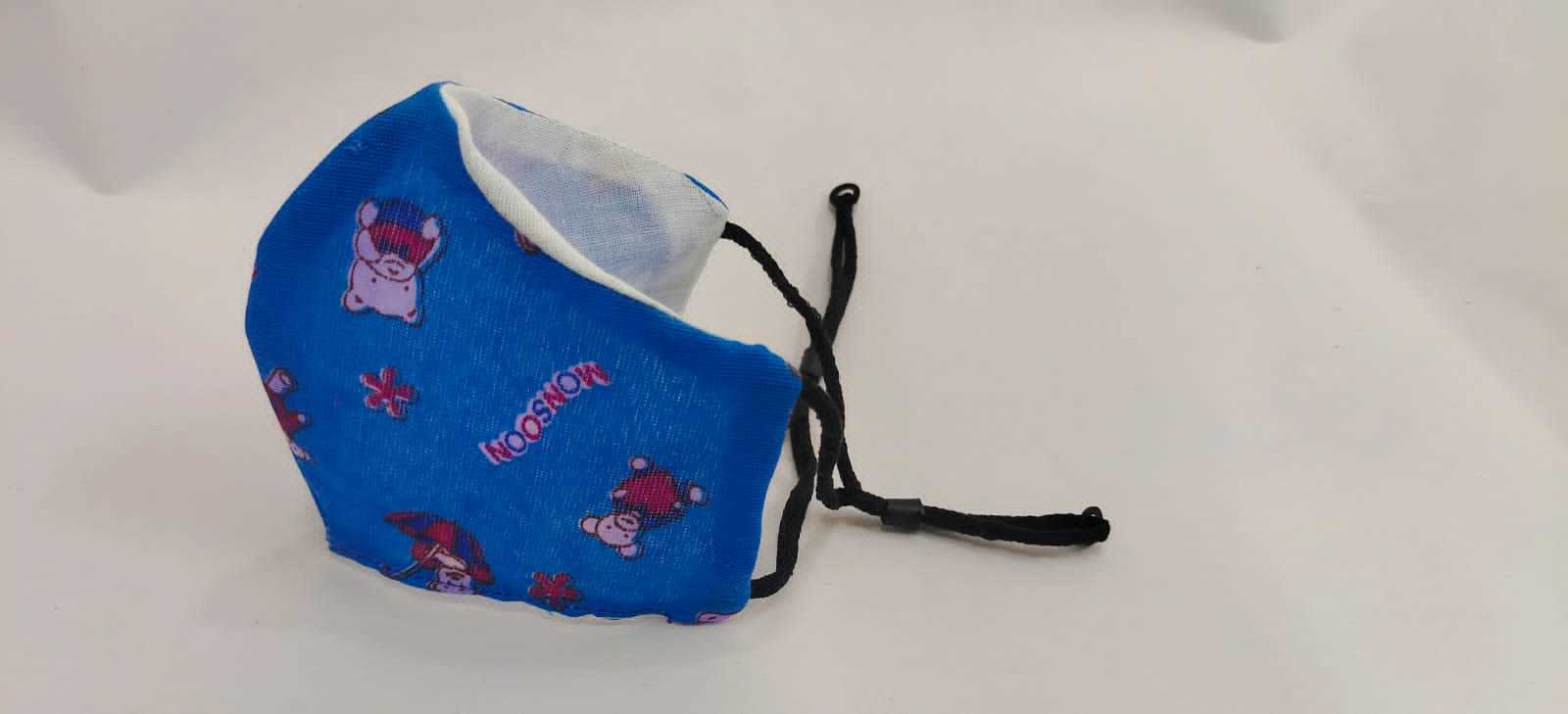 kids printed cotton face mask