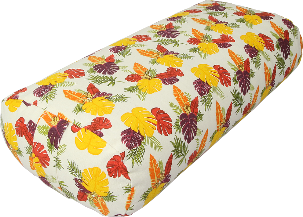 Creative Floral Design Oval Bolster for Relax