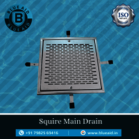 SS Square Main Drain