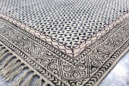 Solid Indian rug