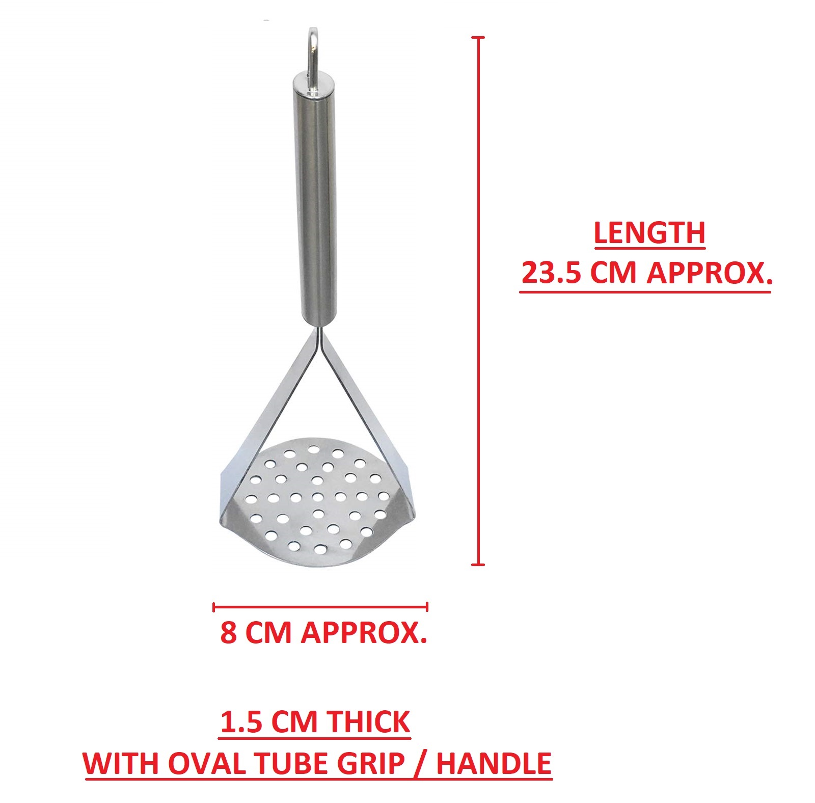 Stainless Steel Potato Masher - AM - 13