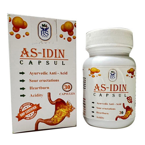 As-Idin Ayurvedic Anti Acid Capsules Age Group: Suitable For All Ages