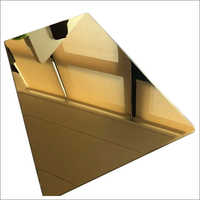 Designer Gold Mirror 202 Stainless Steel Sheet