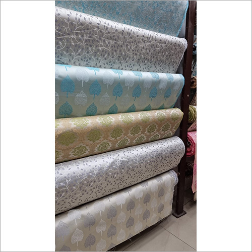 Available In Different Color Jacquard Curtain Fabrics
