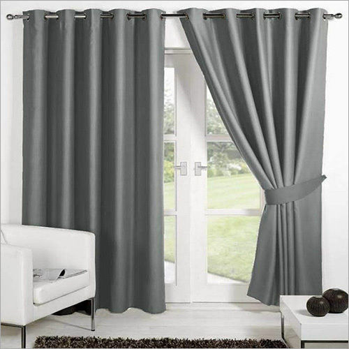 Plain Readymade Window Curtain