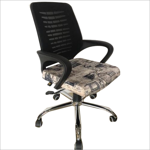 Black Backrest Staff Chair