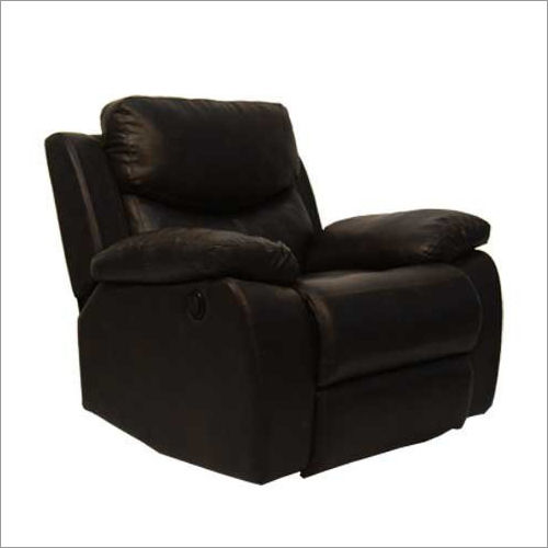 Pure Black Single Seater Sofa