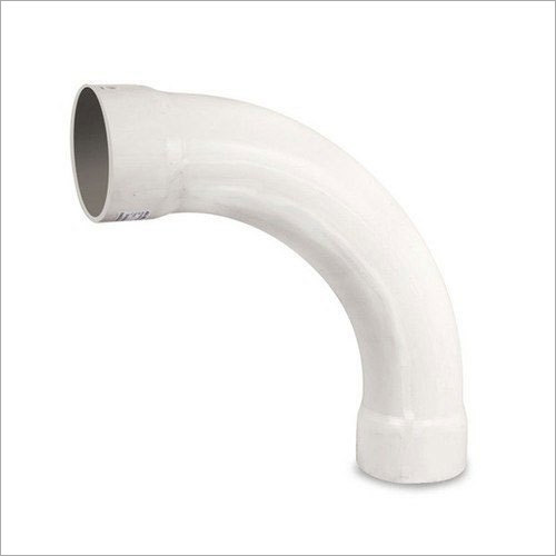 White PVC Pipe Bend