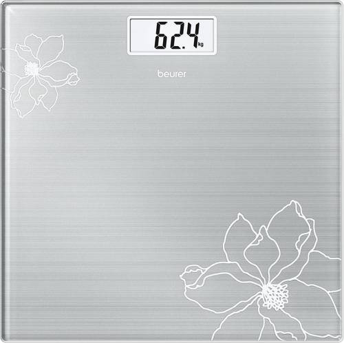 BEURER GS 11 GLASS BATHROOM WEIGHT SCALE WITH TRANSPARENT LCD