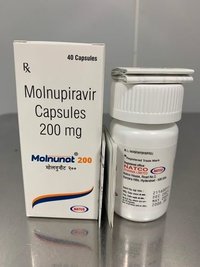 Molnunat - Molnupiravir Capsules 200 Mg | Pack Of 40, Prescription Drug For Medical Guidance