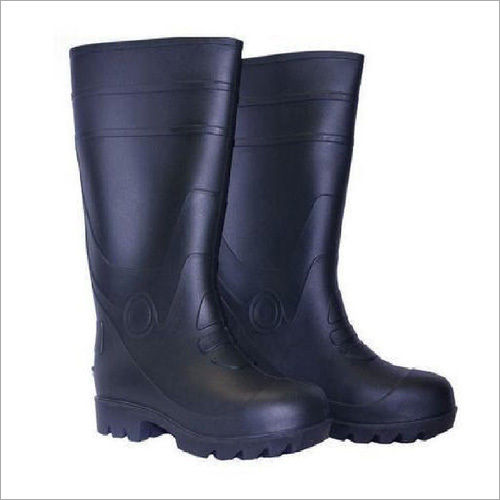 Black Rubber Gumboots Gender: Unisex