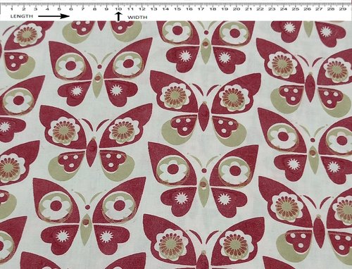 Organic Cotton Natural Dyed Printed fabric