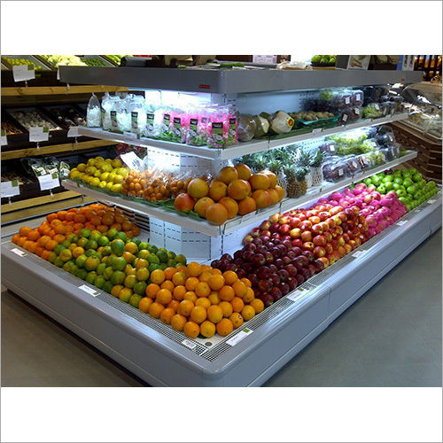 Four Side Fruit And Vegetable Display Chiller