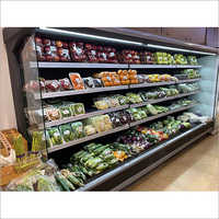 Commercial Open Chiller - Powder Coated, 12.5 X 2.9 X 6.5ft | Auto-defrost, Front Open Design, High Efficiency