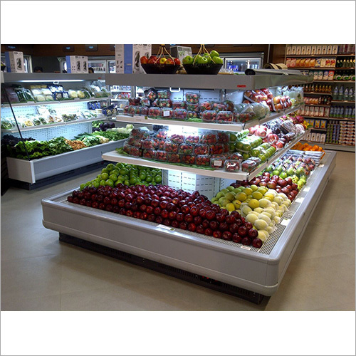Four Side Fruit And Vegetable Display Chiller