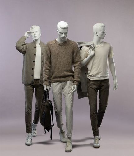Realistic Fiberglass Male Mannequins 009
