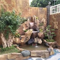 Cement Natural indoor outdoor Garden Wall Fountain 033