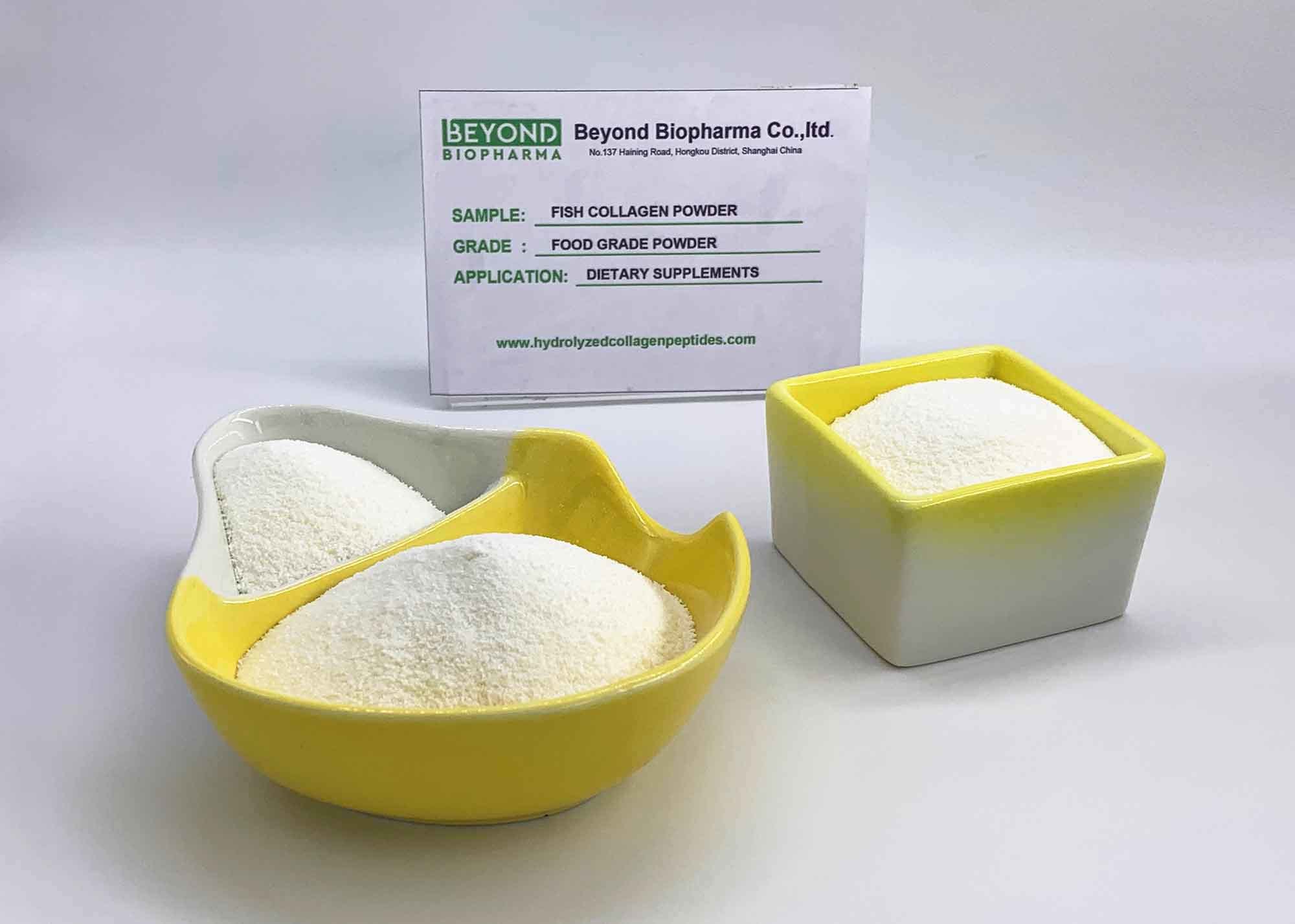 Fish Collagen Powder produced from Alaska Cod Fish Skin for Skin beauty Supplements Products