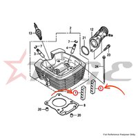 Rubber, Insert For Honda CBF125 - Reference Part Number - #12195-KTE-910