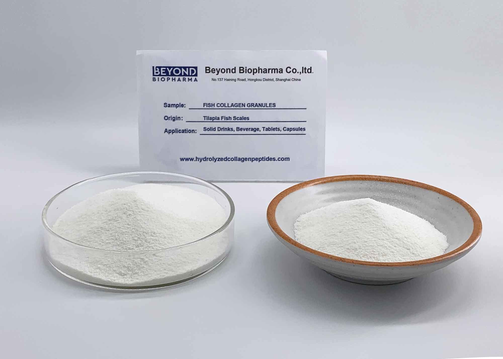 Hydrolyzed Fish Collagen Granular With Instant Solubility Into Water