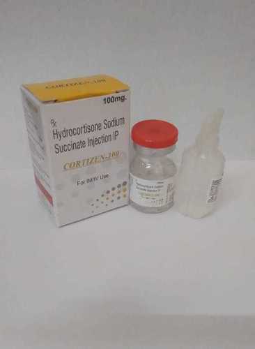 Hydrocortisone Sodium Succinate 100 Mg Inj With Water