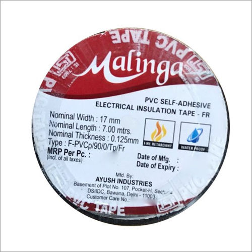 Malinga Pvc Self-Adhesive Tape Thickness: 0.125 Millimeter (Mm)