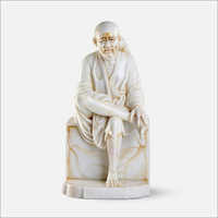 Eco-friendly White Marble Shirdi Sai Baba Statue