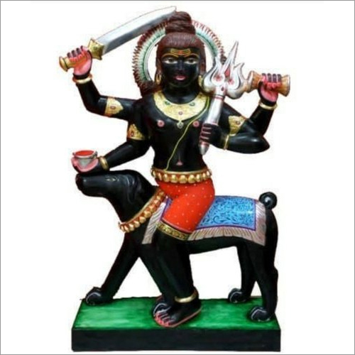 Black Marble Kaal Bhairav Statue