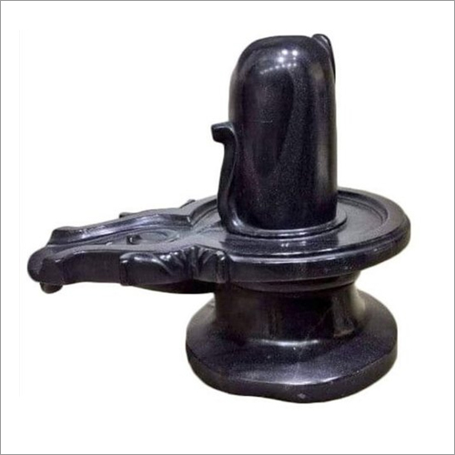 Eco-Friendly Black Marble Shivling Statue