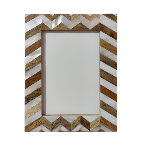 Chevron Coloured Bone Inlay Photo Frame By SSDS CRAFTS PRIVATE LIMITED