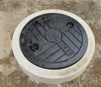 PFRC MANHOLE COVER WITH FRAME