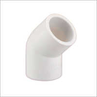 45 Degree Upvc Elbow - 1-2 Inch Size | Pvc Material, 100 Pieces Per Bag